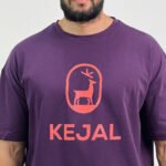 Essential Oversized T-Shirt - Purple - Image 2