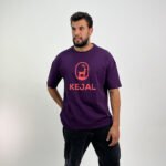 Essential Oversized T-Shirt - Purple - Image 3