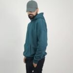 Oversized hoodie – Dark Turquoise - Image 4